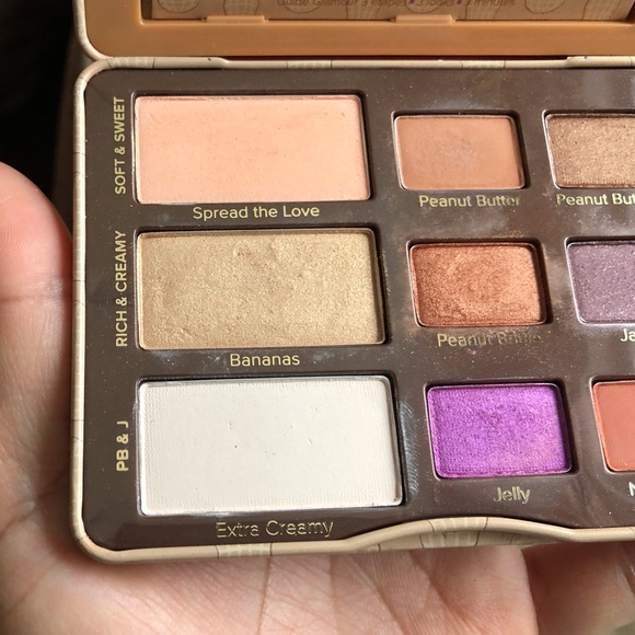 Too Faced Peanut Butter and Jelly Eyeshadow Eye Shadow Palette Makeup EUC - Picture 7 of 13